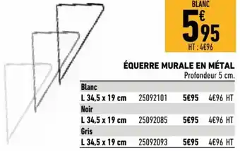 Équerre Murale En Métal