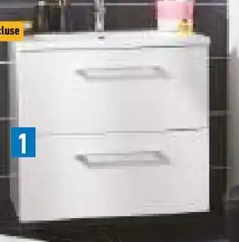 Brico Cash Meuble de salle de bains "Moov" 80 cm 2 tiroirs offre