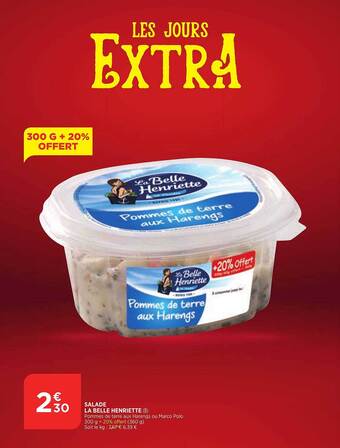 Bi1 Salade La Belle Henriette offre