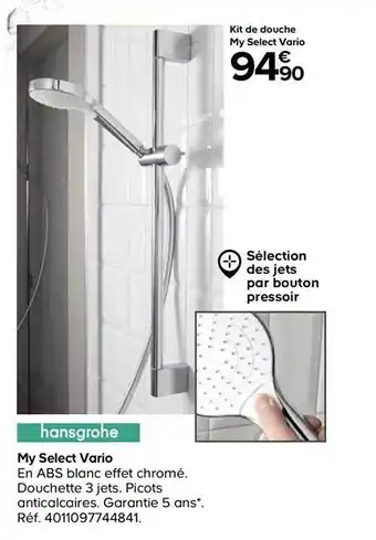 Hansgrohe My Select Vario