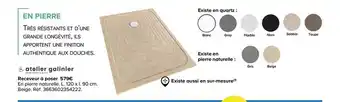 Castorama Atelier Galinier Receveur à Poser offre