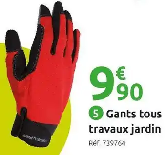 Gants tous travaux jardin