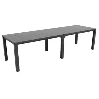 Brico Dépôt Table double "roma" graphite offre