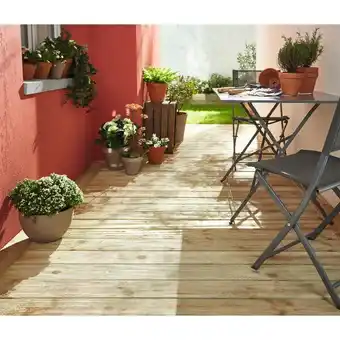 Brico Dépôt Lame de terrasse "madeira" offre
