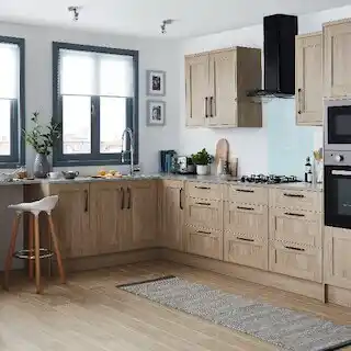 Brico Dépôt Cuisine "alpinia" imitation chêne clair offre