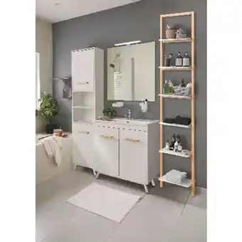 Meuble sous-vasque à poser blanc l. 60 cm "ladoga"