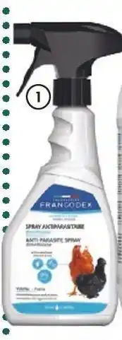 Francodex spray antiparasitaire diméthicone