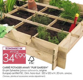 Truffaut Carré potager anafi “pur’garden” offre