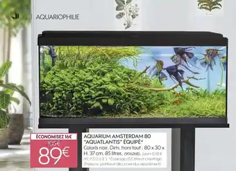 Aquatlantis aquarium amsterdam 80 équipé
