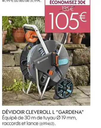 Truffaut Gardena dévidoir cleveroll l offre