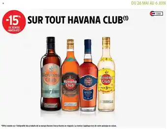 Intermarché Express Havana Club offre