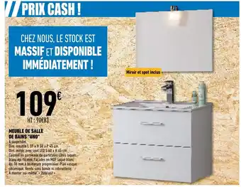 Brico Cash Meuble de Salle de Bains Uno offre