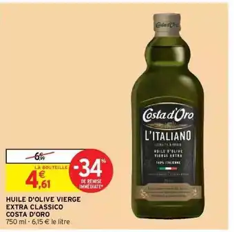 Intermarché Express Huile D'olive Vierge Extra Classico Costa D'oro offre