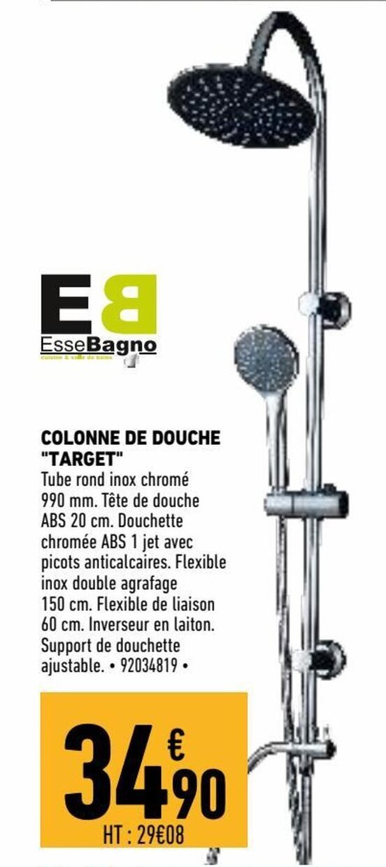 Promo Colonne de Douche Target chez Brico Cash