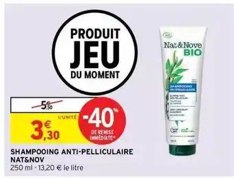 Intermarché Express Shampooing Anti-pelliculaire Nat&nov offre