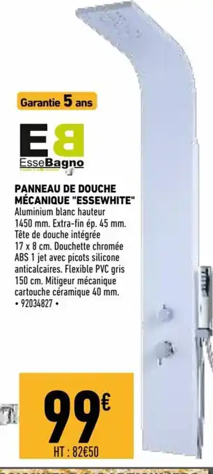 Brico Cash Panneau de Douche offre