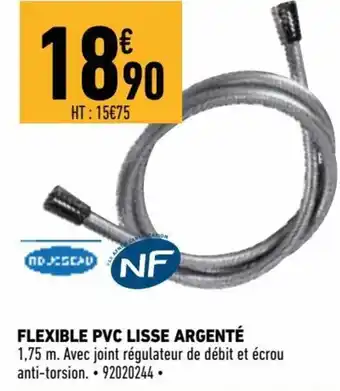 Brico Cash Flexible PVC Lisse Argenté offre