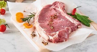 Auchan Veau : côte avec os offre