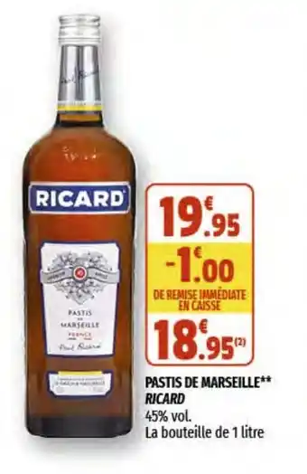 Pastis de marseille ricard