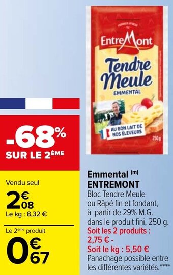 Carrefour Market Emmental ENTREMONT offre