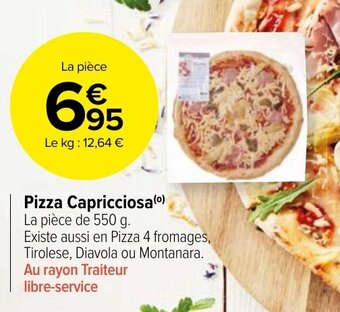 Carrefour Market Pizza capricciosa offre