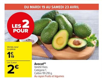 Carrefour Market Avocat offre