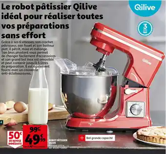 Auchan Qilive robot pâtissier offre