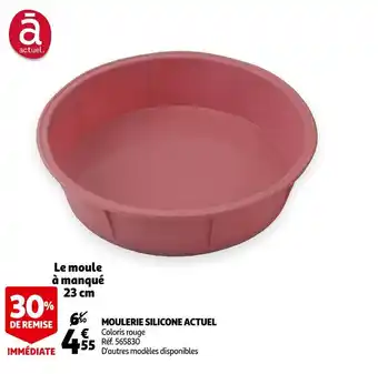 Auchan Actuel moulerie silicone offre