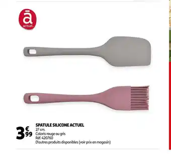 Auchan Actuel spatule silicone offre