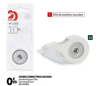 Auchan souris correctrice