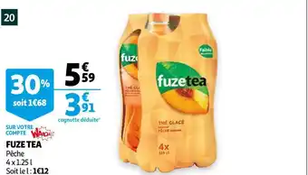 Auchan Fuze tea fuze tea offre