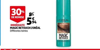 Auchan L'oréal magic retouch offre