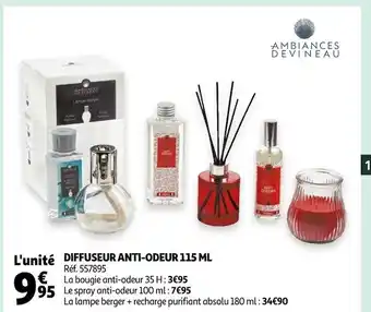 Auchan Diffuseur anti-odeur 115 ml offre