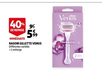 Auchan Gillette venus rasoir offre