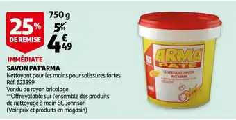 Auchan Savon pat'arma offre