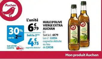 Auchan Auchan huile d'olive vierge extra offre