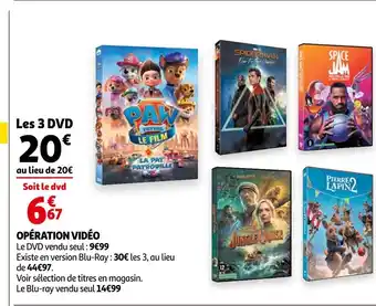 Auchan Opération vidéo offre