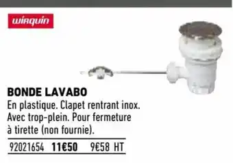 Brico Cash Bonde lavabo offre