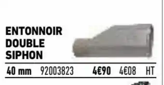 Entonnoir double siphon