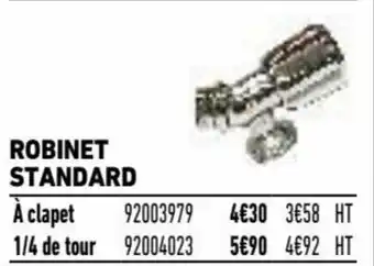 Robinet standard