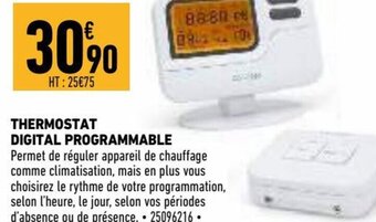 Thermostat digital programmable