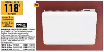 Brico Cash Radiateur à inertie céramique Cereco offre