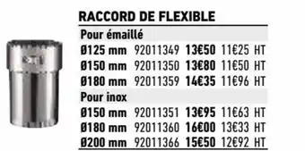 Brico Cash Raccord de flexible offre