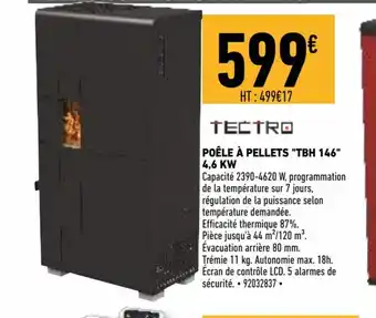Brico Cash Poêle à Pellets TBH 146 offre