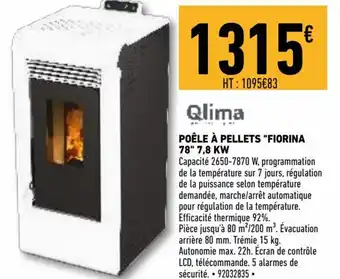 Brico Cash Poêle à Pellets Fiorina offre