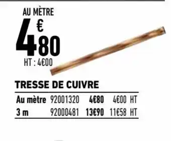 Brico Cash Tresse de Cuivre offre