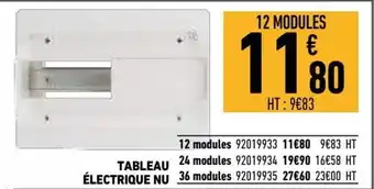 Brico Cash Tableau électrique Nu offre