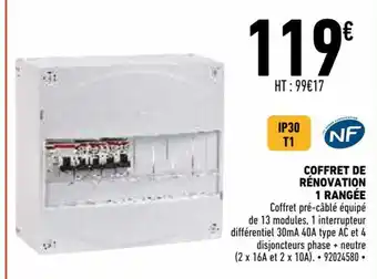Brico Cash Coffret de Rénovation offre