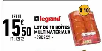Brico Cash Lot de 10 Boîtes offre