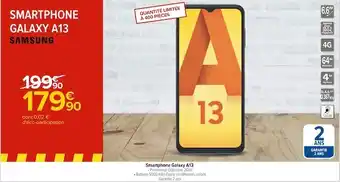 Carrefour Samsung smartphone galaxy a13 offre